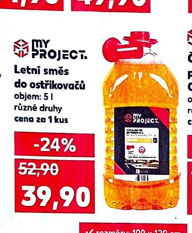 My Project Letní směs do ostřikovačů