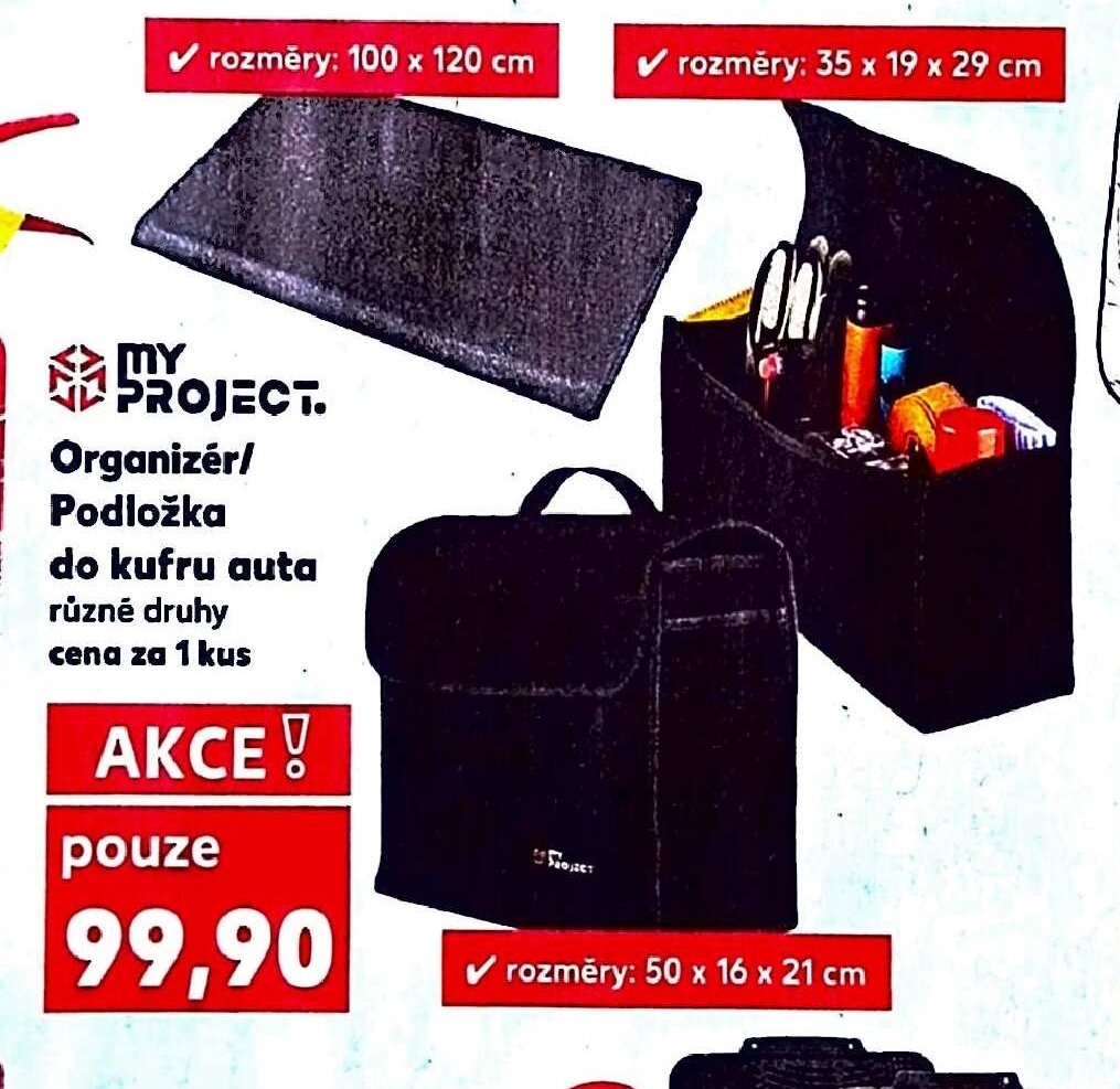 My Project Organizér/Podložka do kufru auta