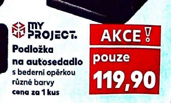 My Project Podložka na autosedadlo