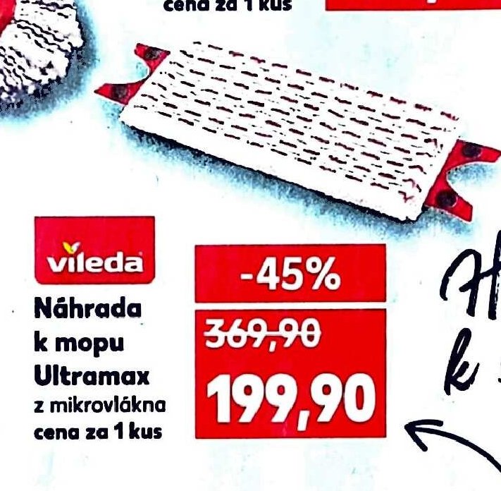 Náhrada k mopu Ultramax