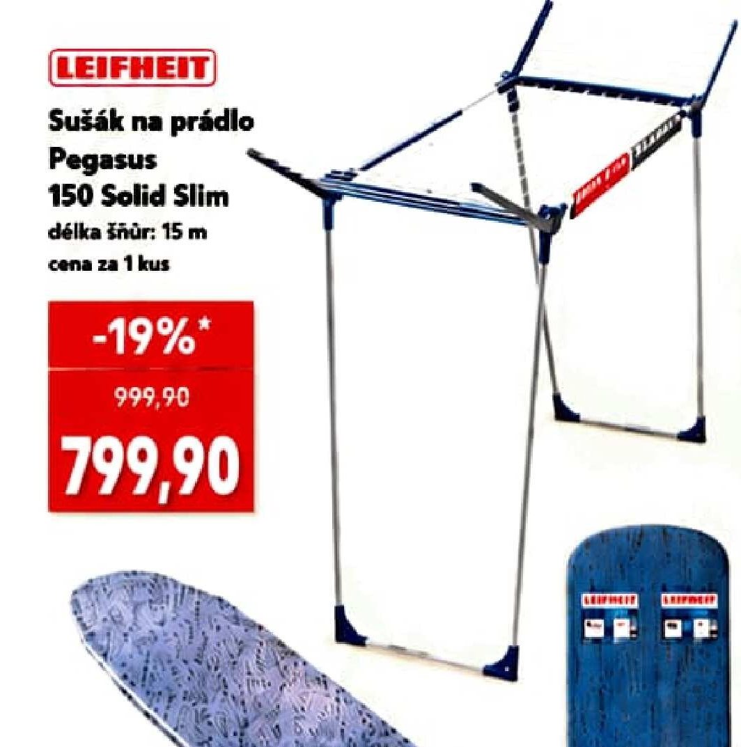 Sušák na prádlo Pegasus 150 Solid Slim