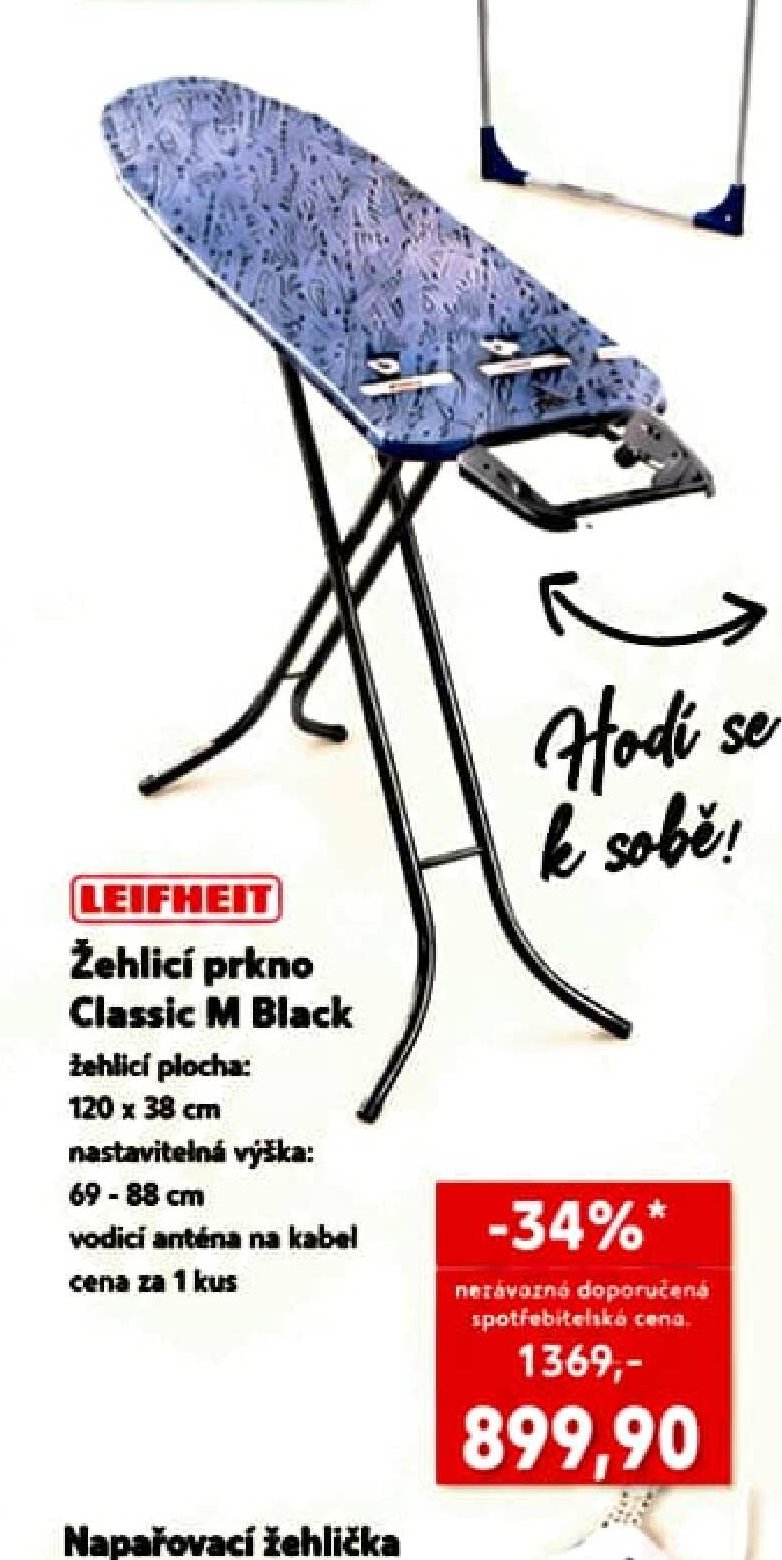 Žehlicí prkno Classic M Black
