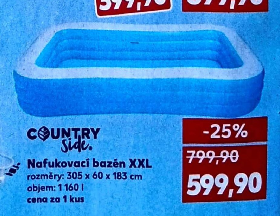Country Side Nafukovací bazén XXL
