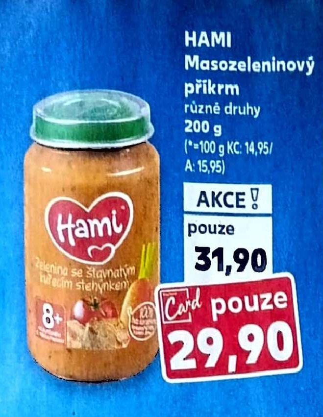 HAMI Masozeleninový příkrm