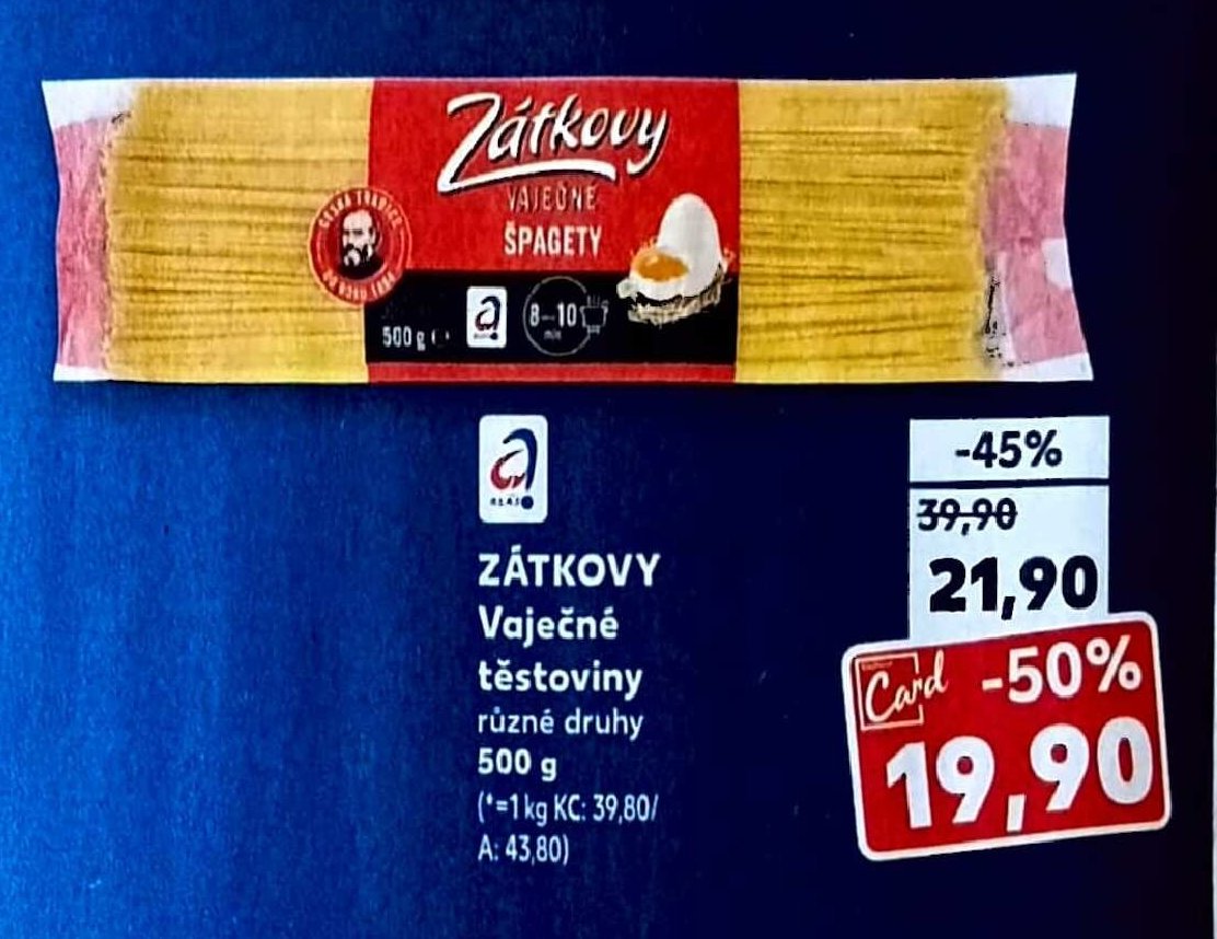 ZÁTKOVY Vaječné těstoviny