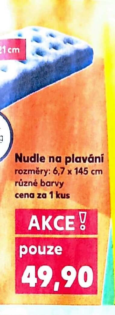 Nudle na plavání