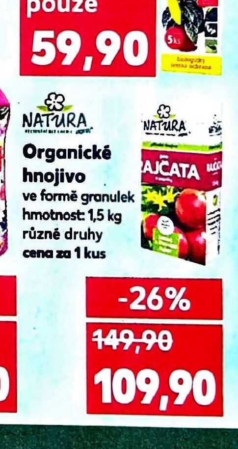 Natura Organické hnojivo