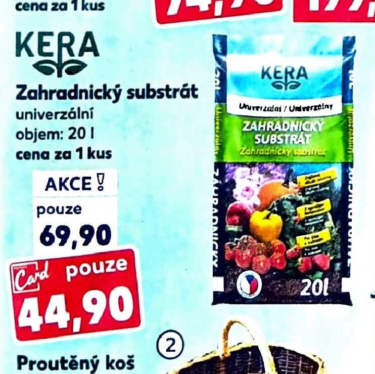 Kera Zahradnický substrát univerzální