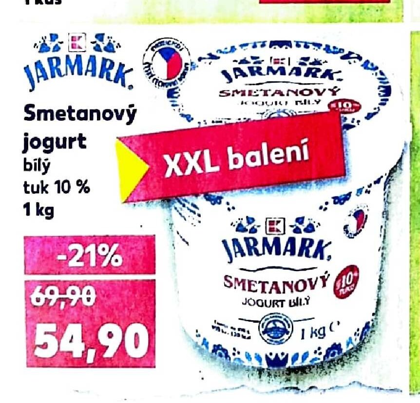 JARMARK Smetanový jogurt
