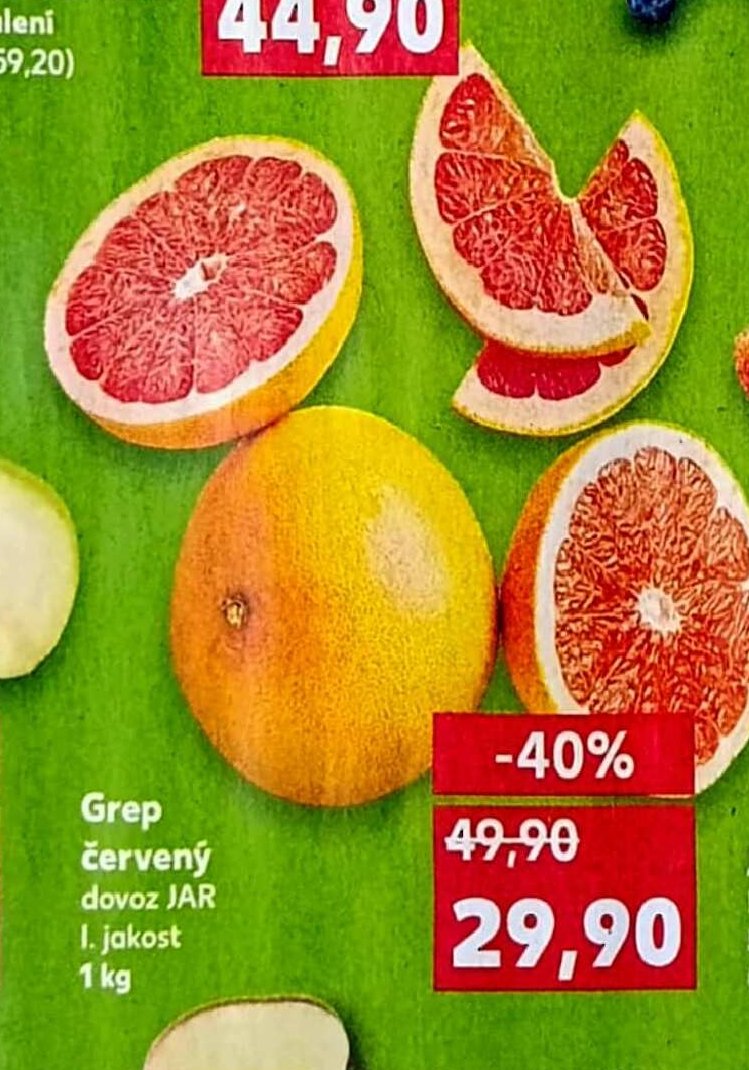 Grep červený