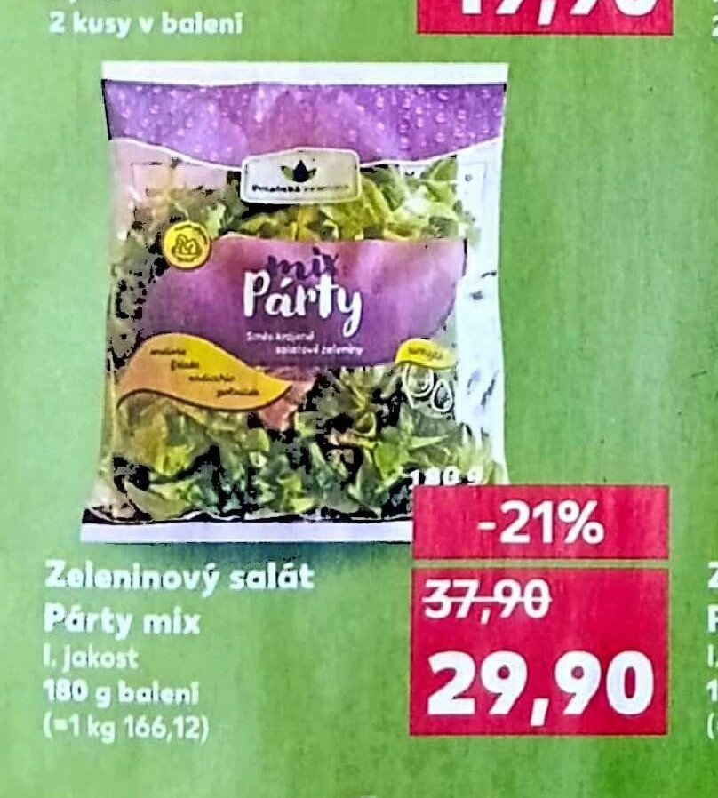 Zeleninový salát Párty mix