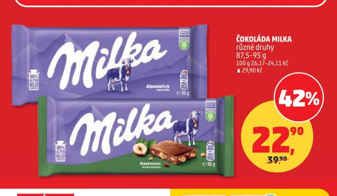 Čokoláda Milka