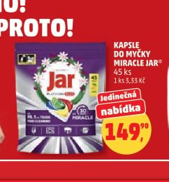 Kapsle do myčky Miracle Jar