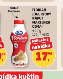 FLORIAN JOGURTOVÝ NÁPOJ MARLENKA OLMA