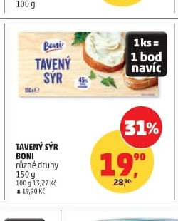 Tavený sýr Boni