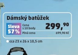 Dámský batůžek