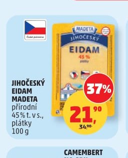 JIHOČESKÝ EIDAM MADETA 100 g