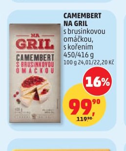 CAMEMBERT NA GRIL 450/416 g
