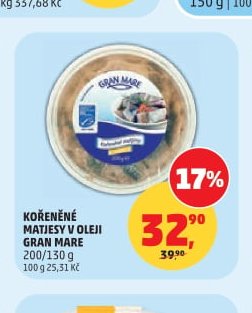 KOŘENĚNÉ MATJESY V OLEJI GRAN MARE