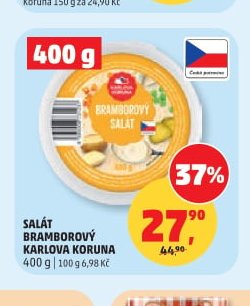 SALÁT BRAMBOROVÝ KARLOVA KORUNA
