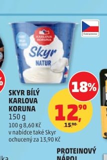 Skyr bílý Karlova Koruna