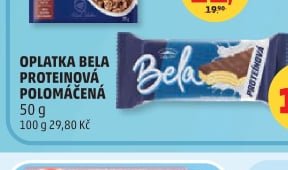 Oplatka Bela proteinová polomáčená