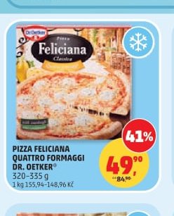Pizza Feliciana Quattro Formaggi Dr. Oetker