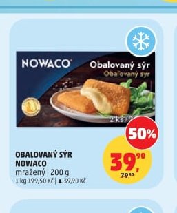 Obalovaný sýr Nowaco