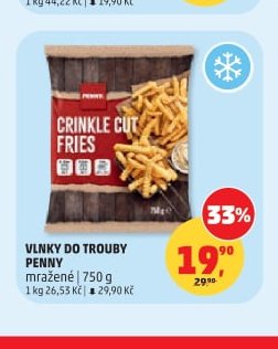 Vlnky do trouby Penny