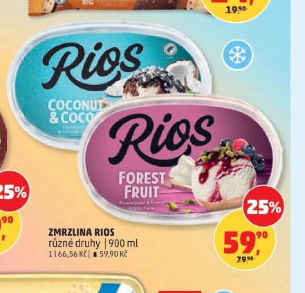 ZMRLZINA RIOS různé druhy