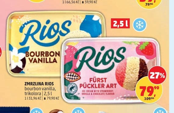 ZMRLZINA RIOS bourbon vanilla, trikolora
