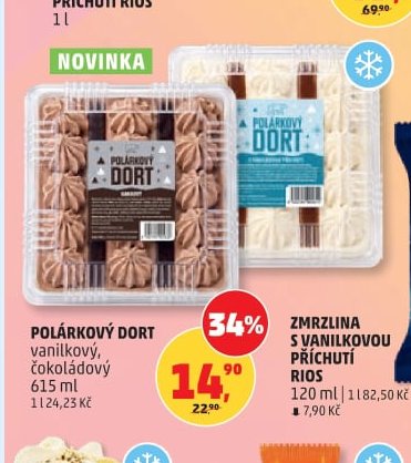 POLÁRKOVÝ DORT vanilkový, čokoládový