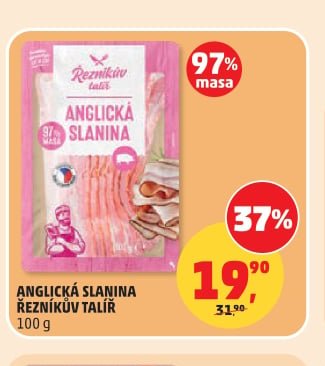 ANGLICKÁ SLANINA ŘEZNÍKŮV TALÍŘ 100 g