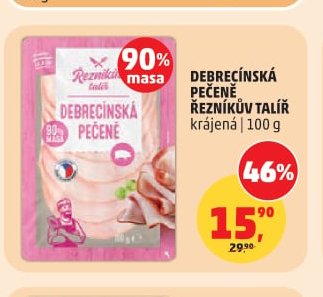DEBRECÍNSKÁ PEČENĚ ŘEZNÍKŮV TALÍŘ krájená | 100 g