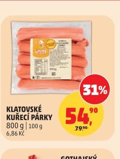 KLATOVSKÉ KUŘECÍ PÁRKY