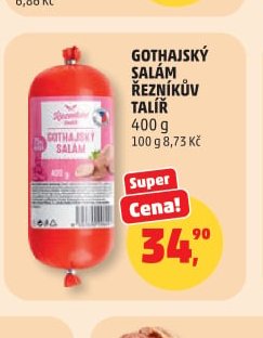 GOTHAJSKÝ SALÁM ŘEZNÍKŮV TALÍŘ