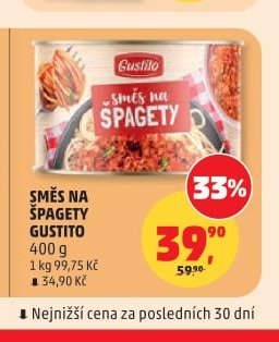 SMĚS NA ŠPAGETY GUSTITO