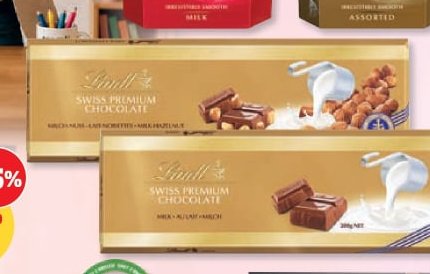 ŠVÝCARSKÁ ČOKOLÁDA LINDT