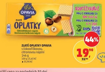 ZLATÉ OPLATKY OPAVIA