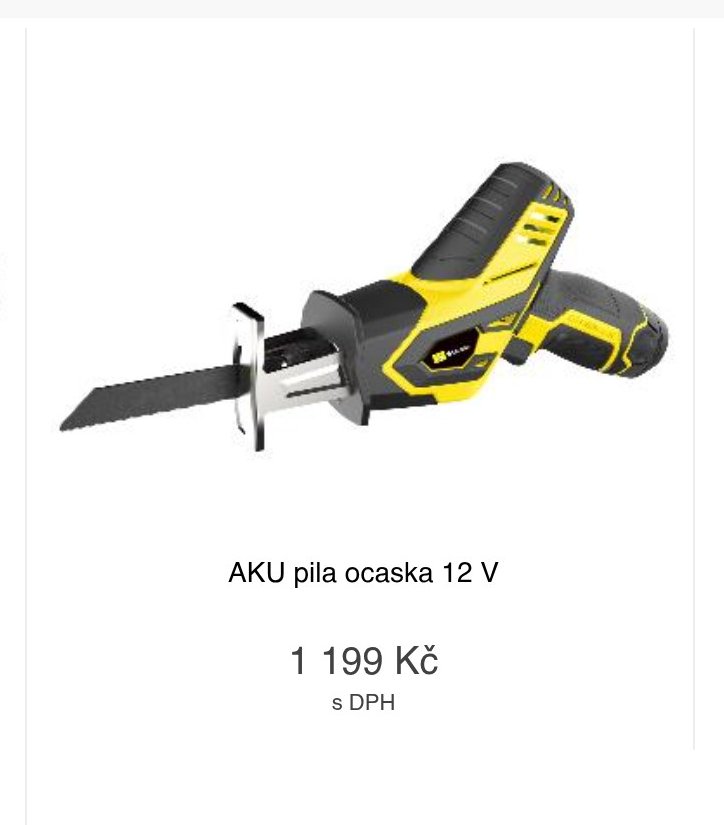 AKU pila ocaska 12 V