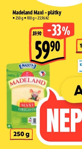 Madeland Maxi - plátky
