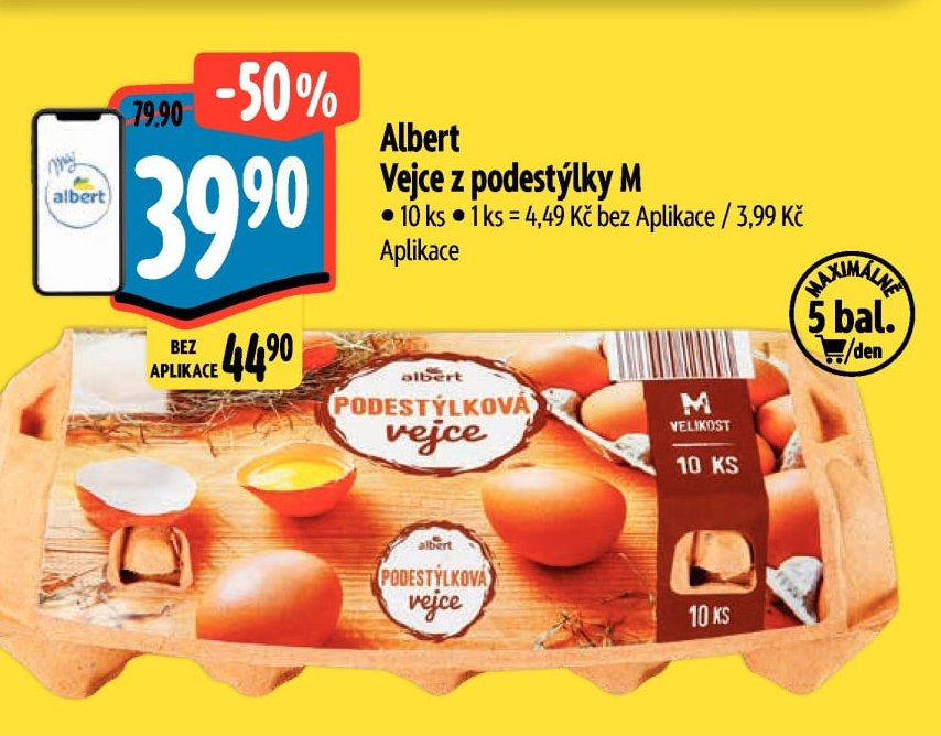 Albert Vejce z podestýlky M