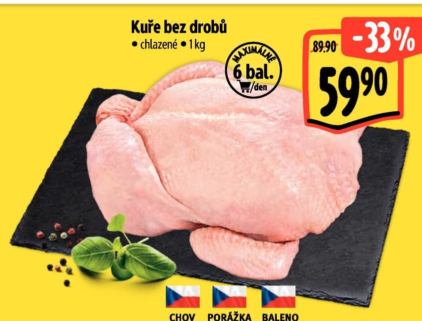 Kuře bez drobů
