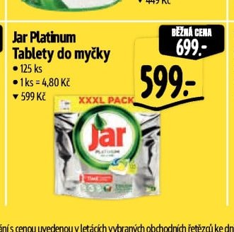 Jar Platinum Tablety do myčky