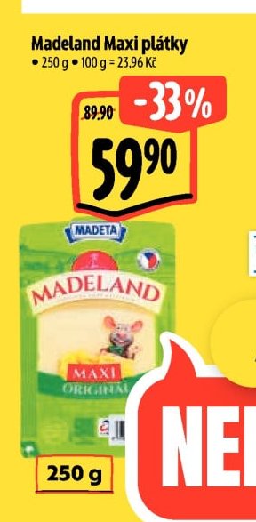 Madeland Maxi plátky