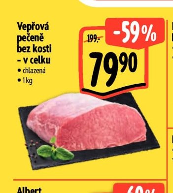 Vepřová pečeně bez kosti