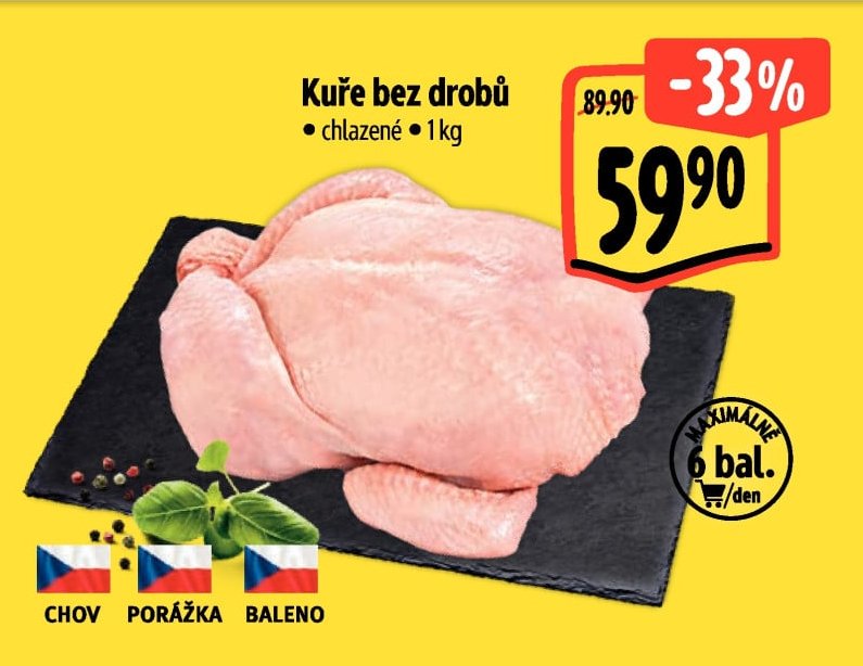 Kuře bez drobů