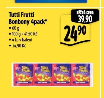 Tutti Frutti Bonbony 4pack