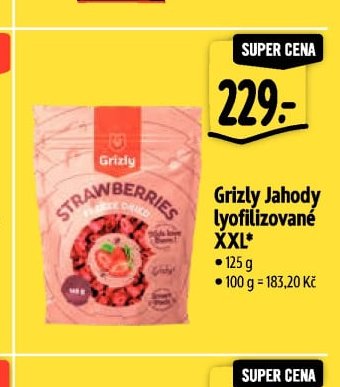 Grizly Jahody lyofilizované XXL