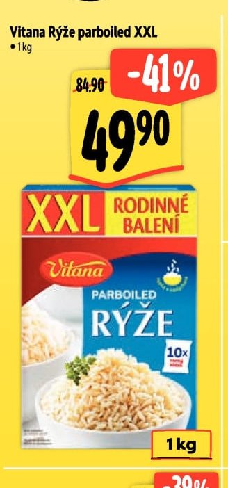 Vitana Rýže parboiled XXL
